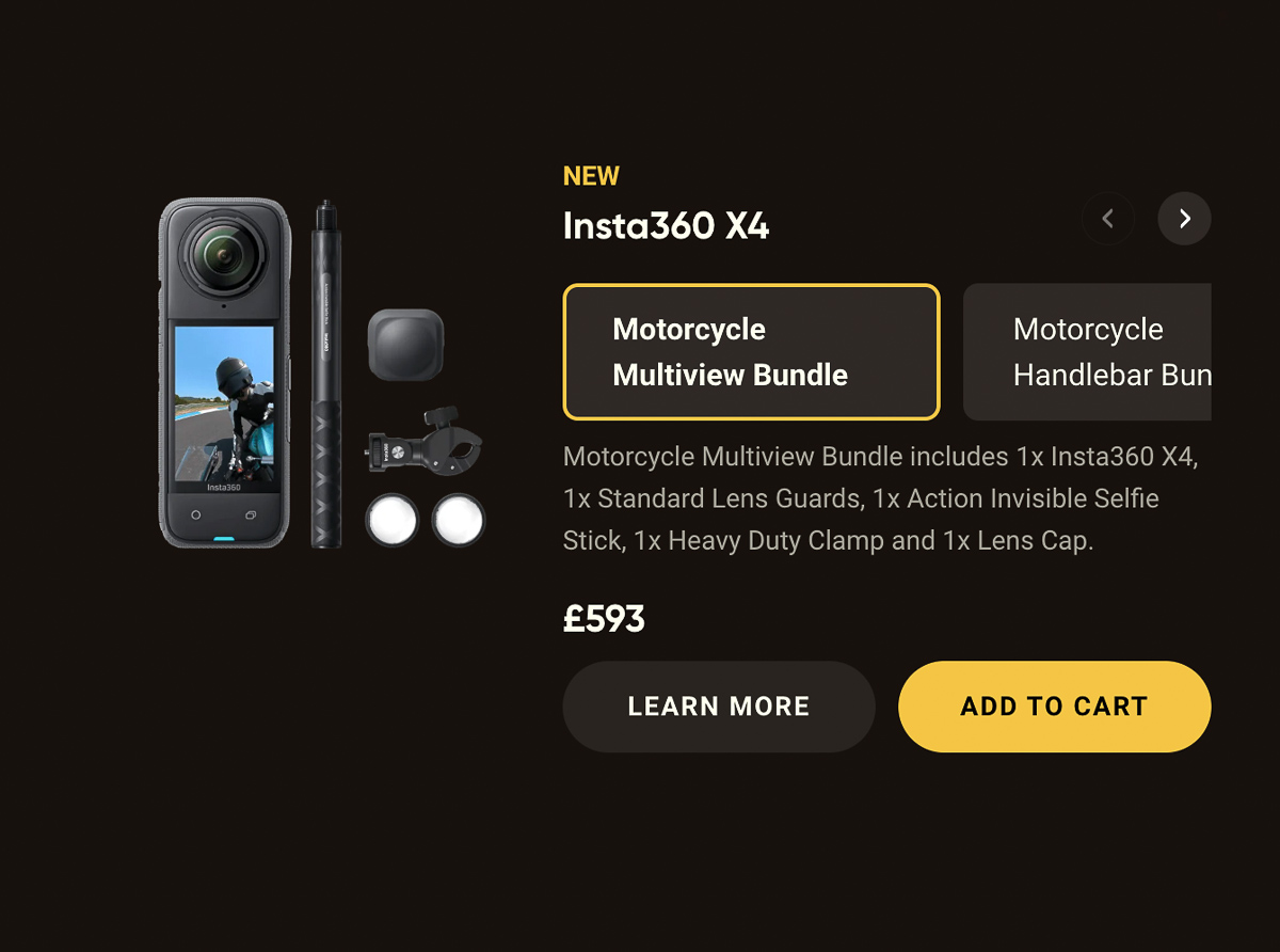 Insta 360 Motorcycle Bundle Pack - Image 7